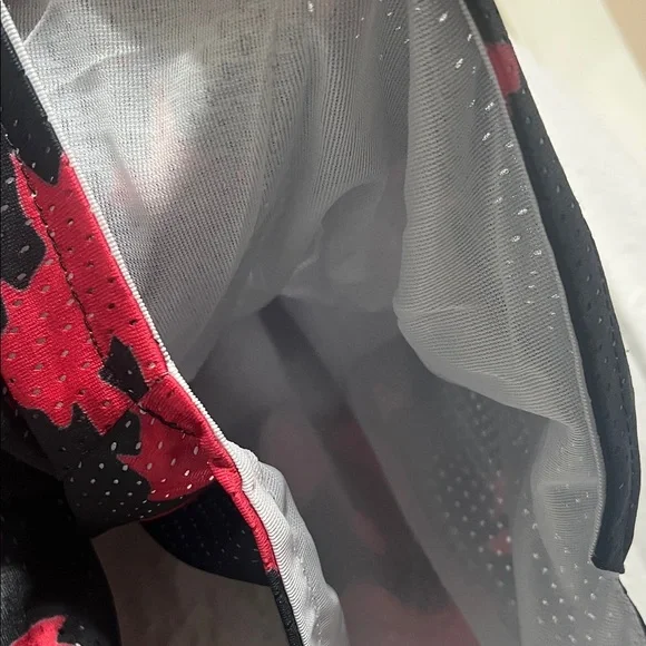 Black Athletic Shorts with Red Crown Design for the Anime Lover - Picture 8 of 11